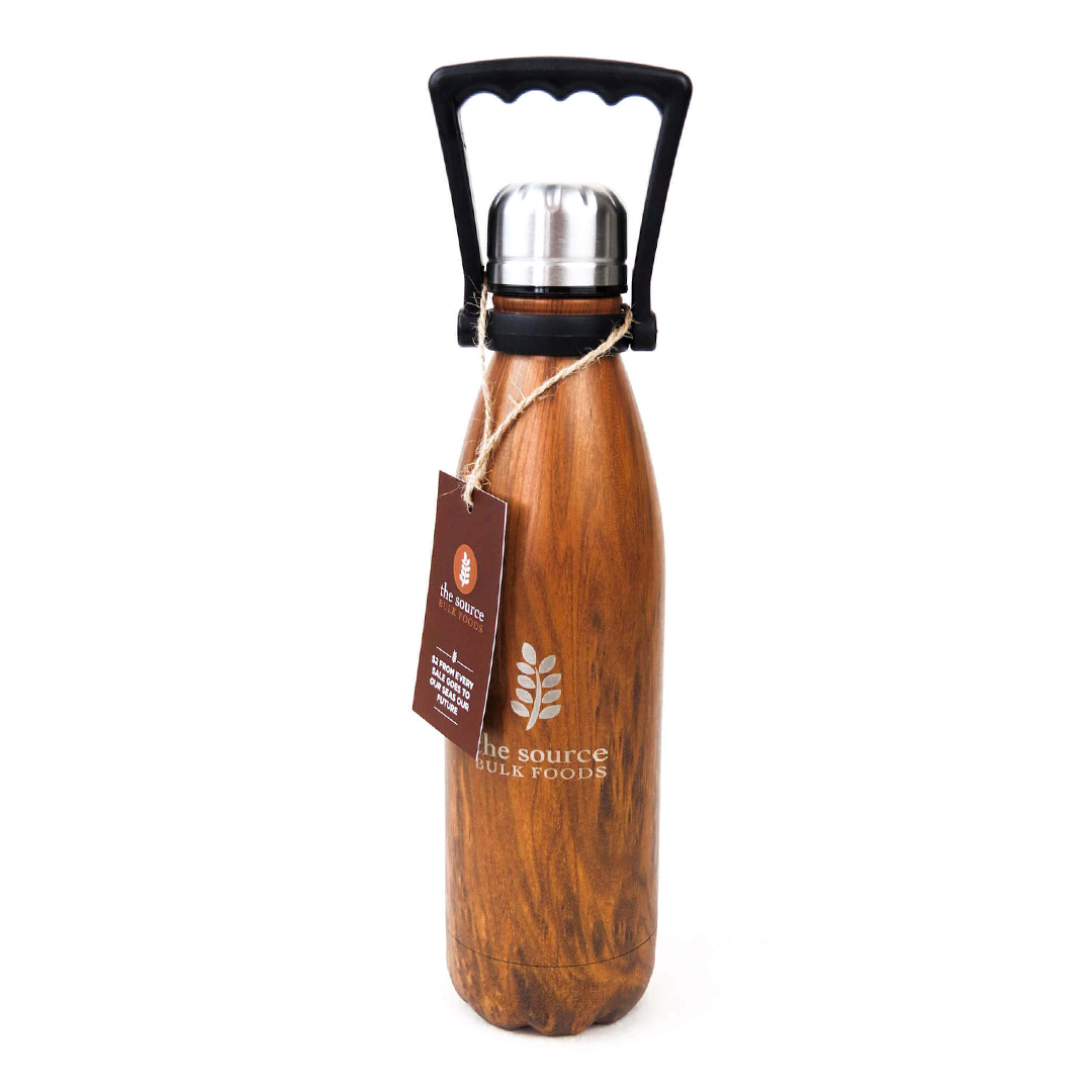 Water bottle with handle The Source Stainless Steel Water Bottle 500ml with handle image