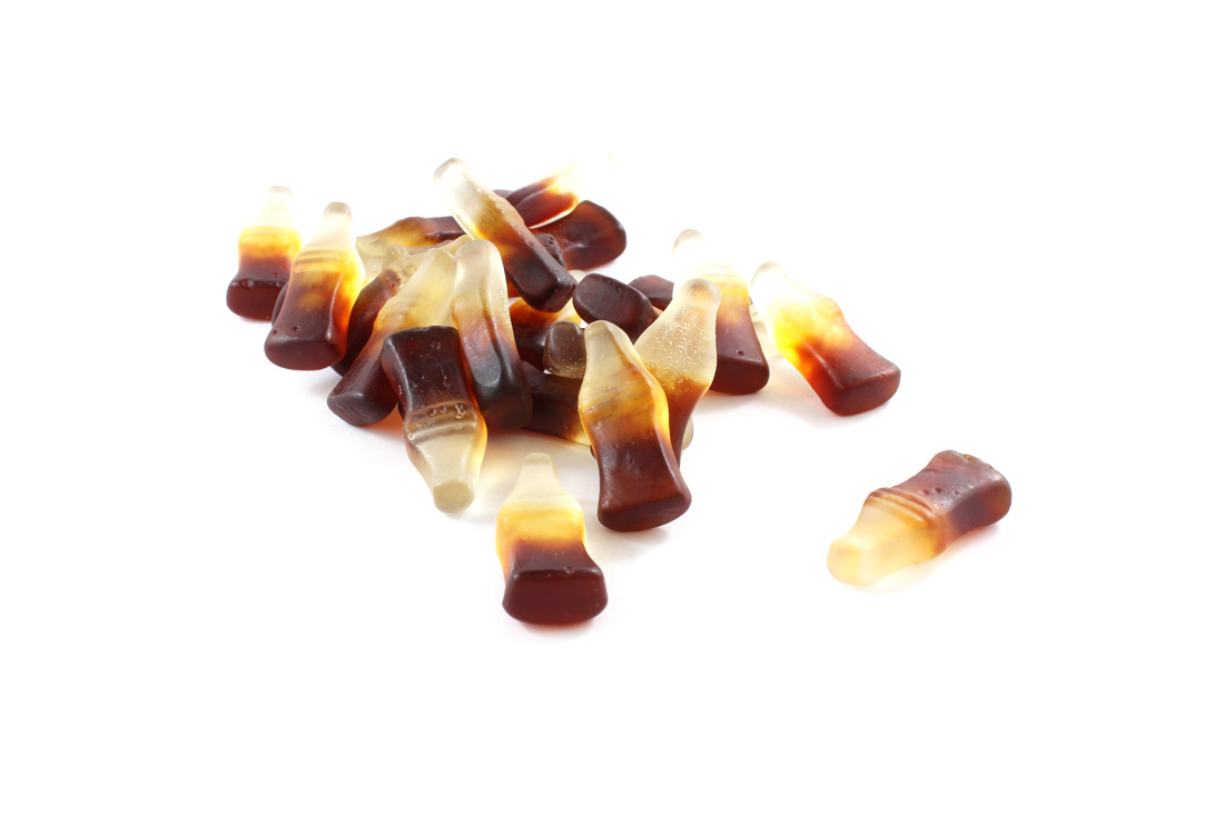 30222 Cola Bottles Web Size Gummy Cola Bottles - Sugar Free image