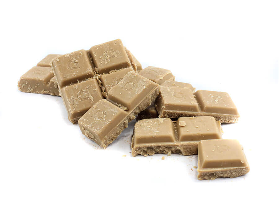30280_Salt Caramel Choc_Check code Organic Salted Caramel Cashew Raw Chocolate image