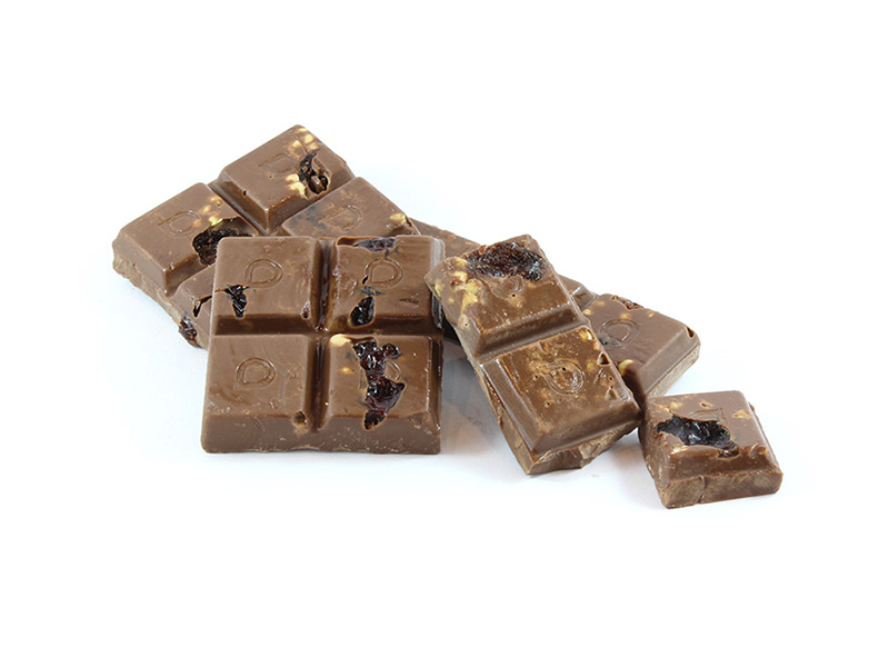 Buckwheat hazelnut and berry chocolate_main website Organic Buckwheat Hazelnut and Berry Chocolate image