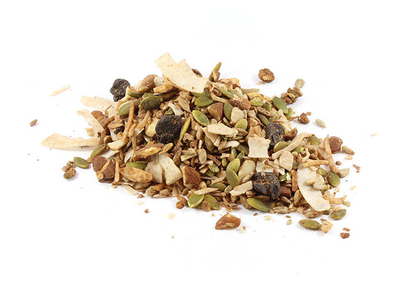 Cherry Cacao Muesli_main website Paleo Cherry and Cacao Muesli image