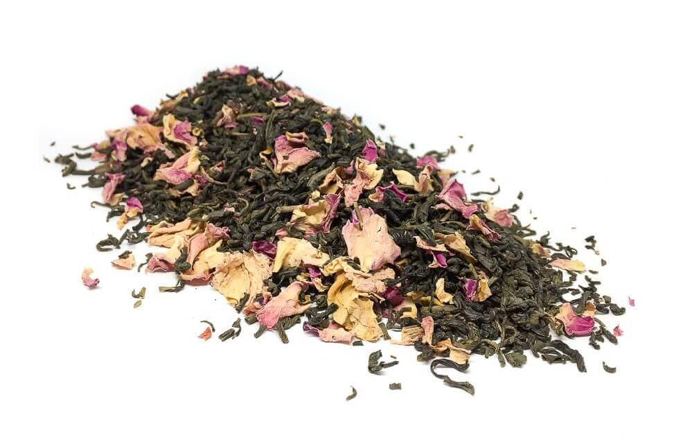 Organic Jasmine Green Tea with Rose Organic Jasmine Green Tea with Rose image