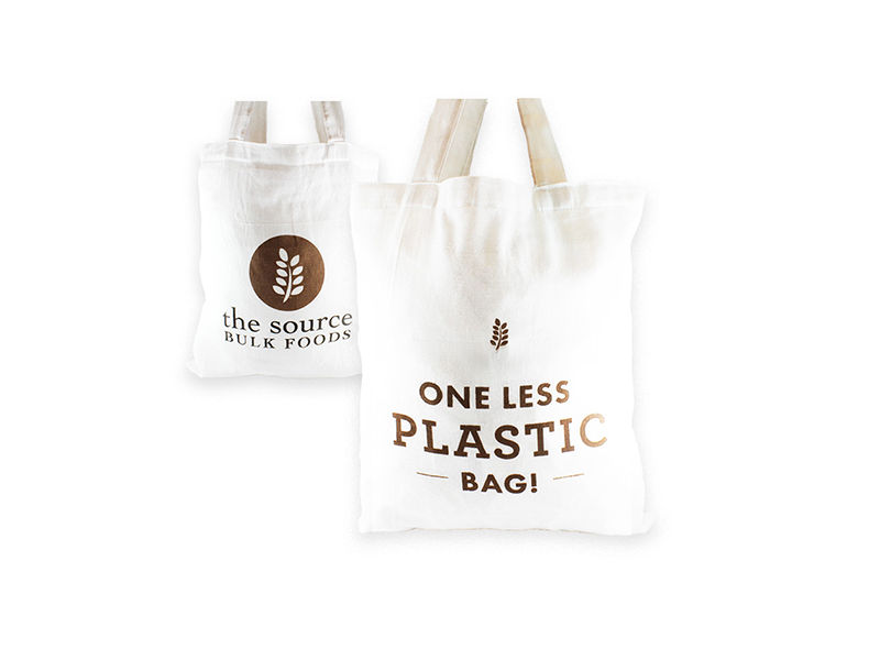 Calico Bag_One Less_Main website Calico Bag 'One Less Plastic Bag' image