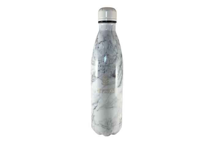 80665-750ml-Marble-Water-Bottle The Source Stainless Steel Marble Water Bottle 750ml image