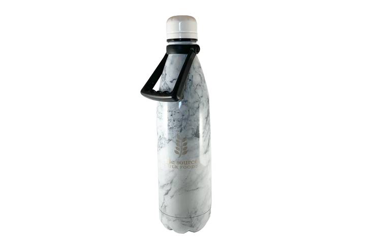 80666-750ml-Marble-Water-Bottle-with-Handle The Source Stainless Steel Marble Water Bottle 750ml with handle image