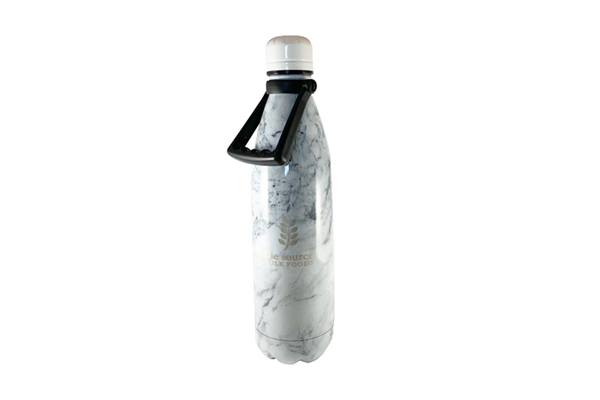 Water Bottle Marble_750mL_online website_with handle_main website The Source Stainless Steel Marble Water Bottle 750ml with handle image
