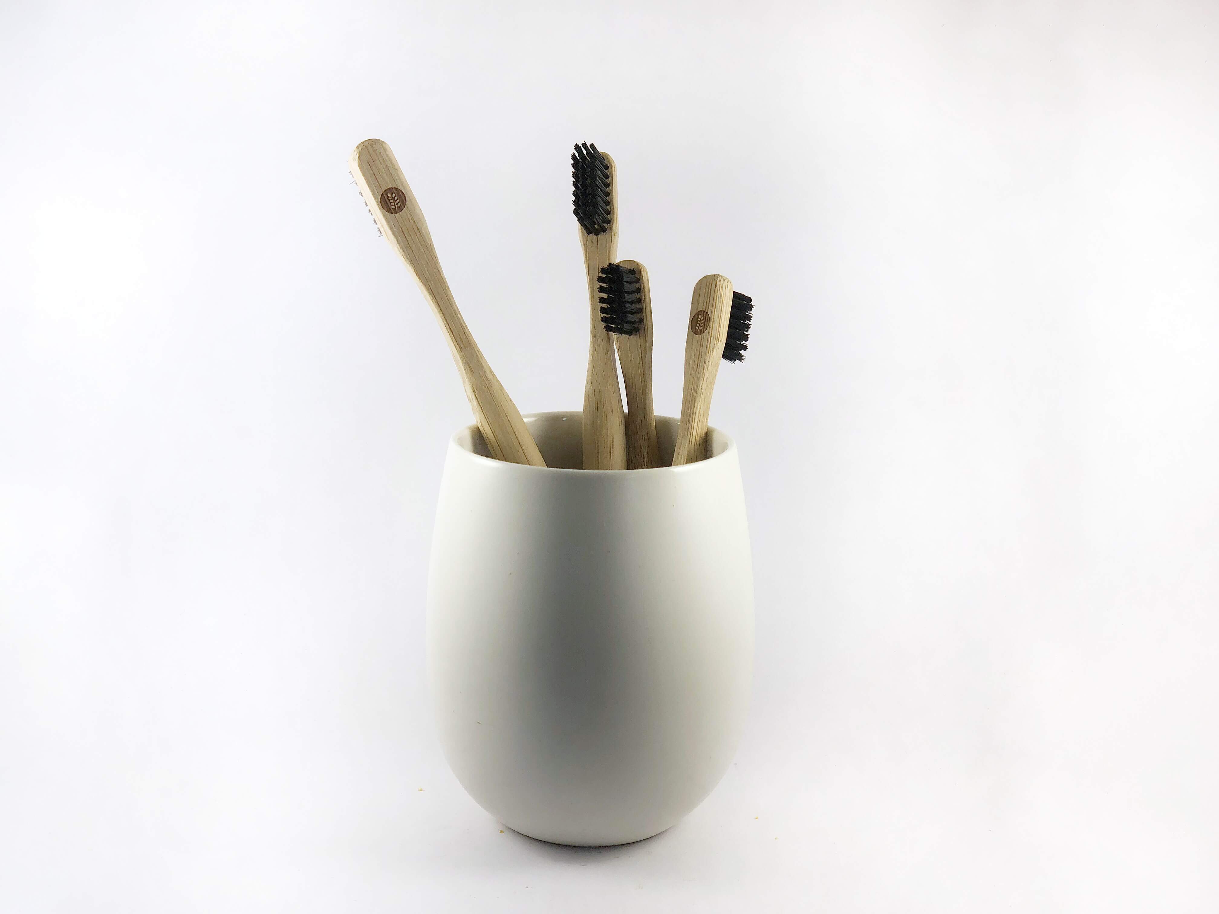 zero-waste-toothbruhses-c.jpg Children's Pink Bamboo 'Zerobrush' Toothbrush - Soft Bristle image
