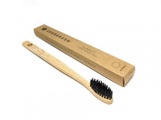 Bamboo 'Zerobrush' Toothbrush - Hard Bristle image
