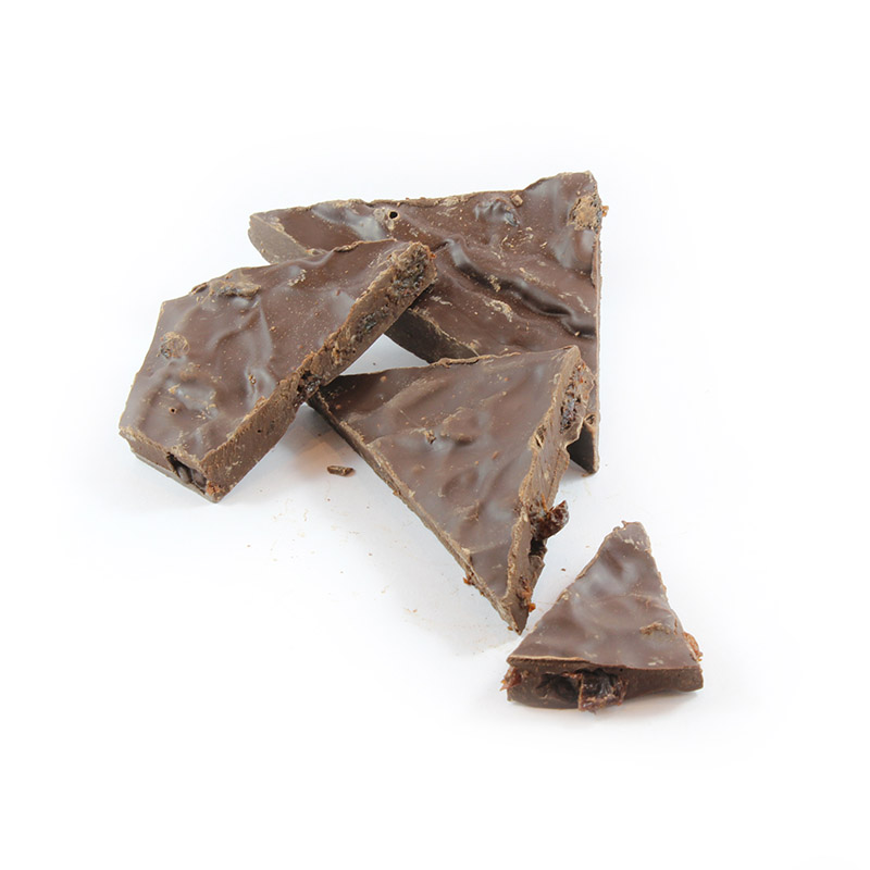 Slab_Rum and Raisin_website Rum and Raisin Dark Chocolate Slab image