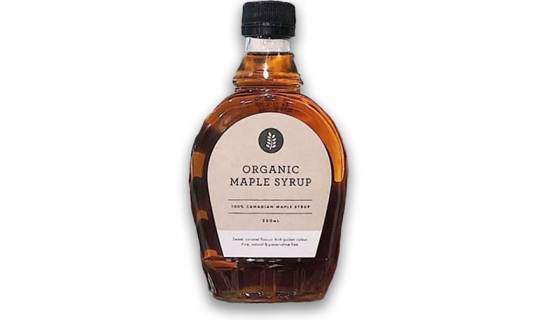 Organic Maple Syrup 250ml Bottle image