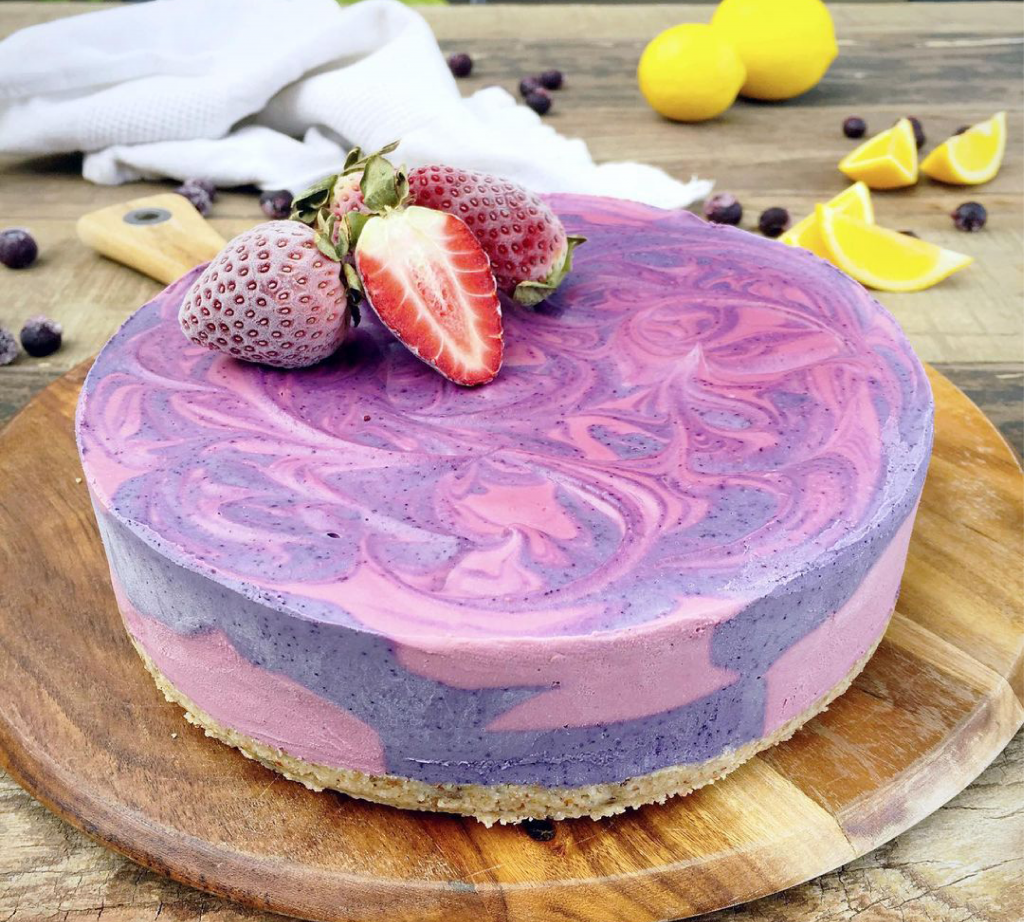 Raw Berry Swirl Cheesecake | The Source Bulk Foods