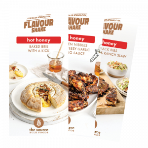 Hot Honey Flavour Shake Recipe Cards