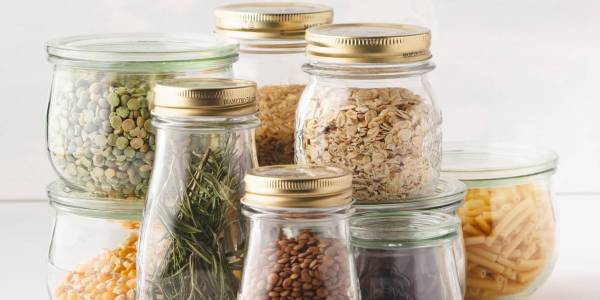 Zero waste shopping, Recycling, Sustainable eco-friendly lifestyle concept Zero waste shopping, Recycling, Sustainable eco-friendly lifestyle concept