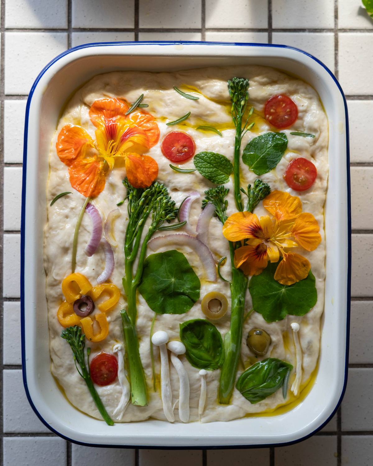 Spring Garden Focaccia